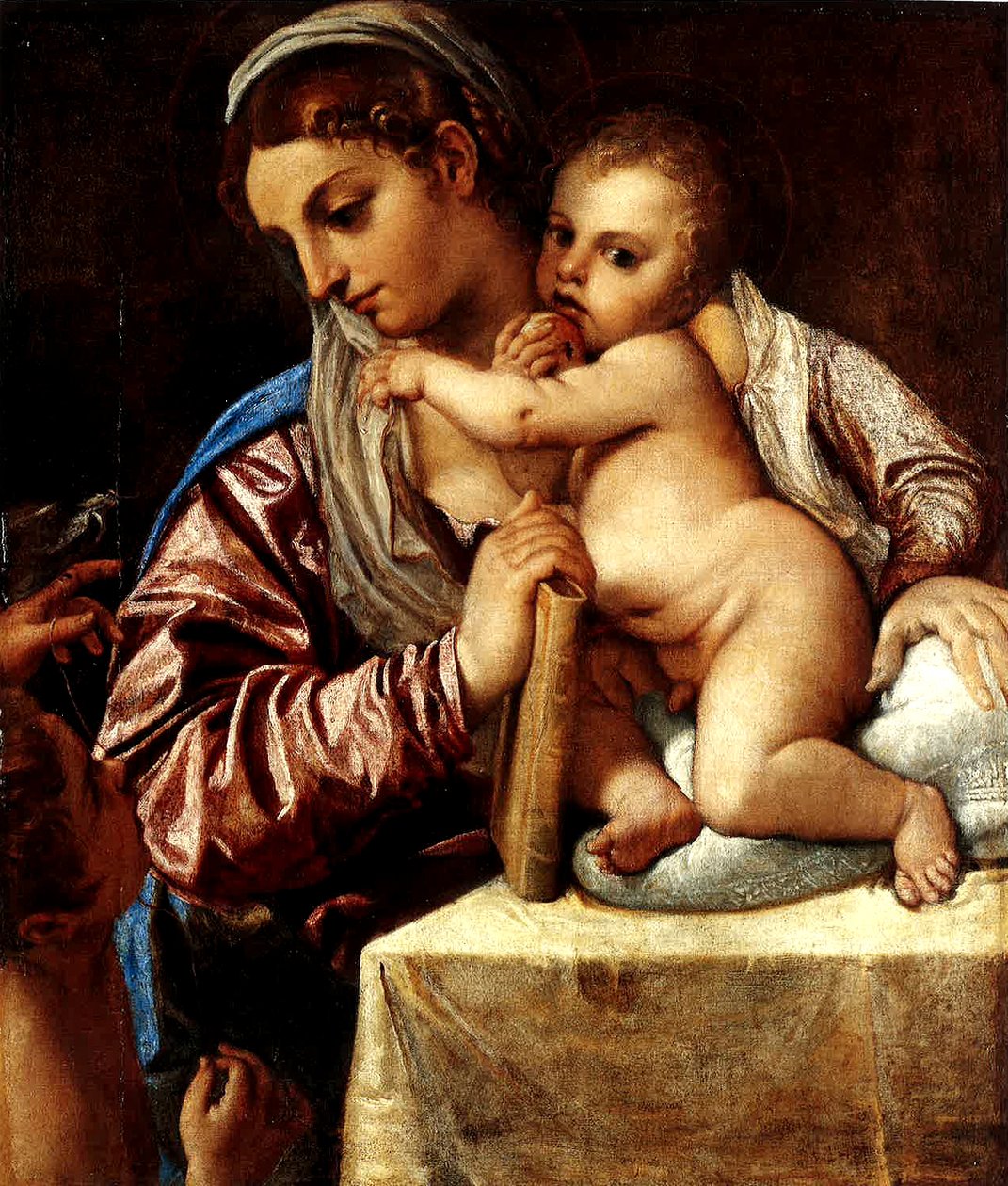 Madonna and Child with the Young Saint John av Annibale Carracci