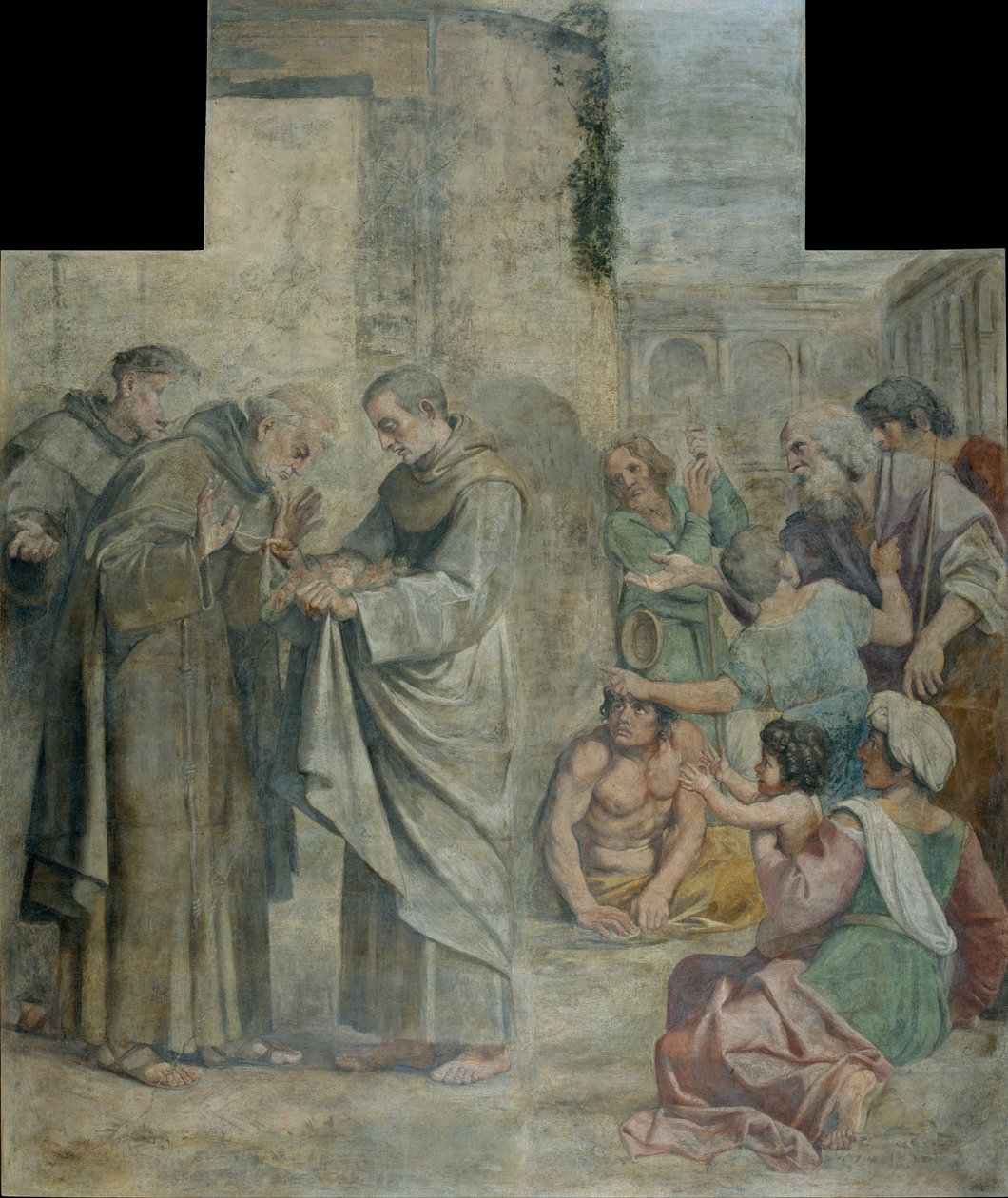 Miracle of the Roses av Annibale Carracci