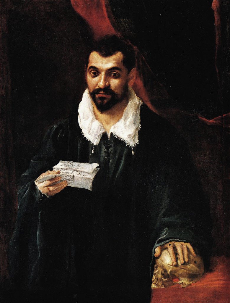 Portrait of doctor Bossi av Annibale Carracci