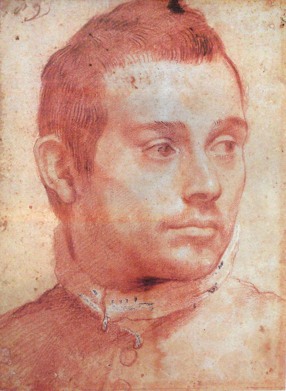 Retrato de homem av Annibale Carracci