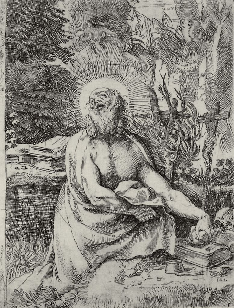 Saint Jerome av Annibale Carracci