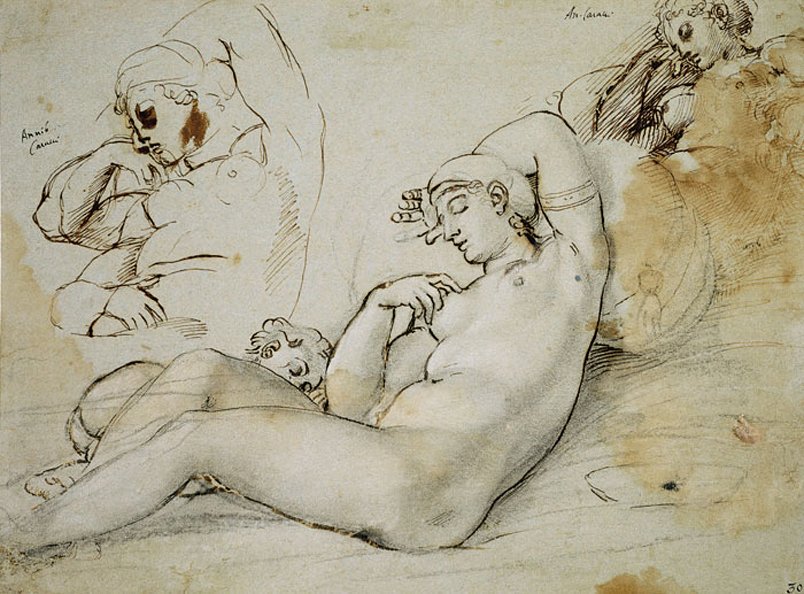 Sleeping Venus av Annibale Carracci