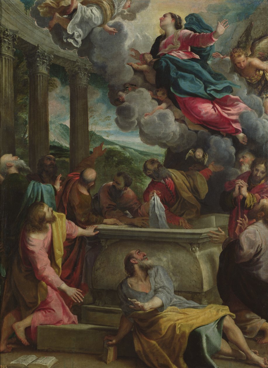 The Assumption of the Virgin, c.1590 av Annibale Carracci
