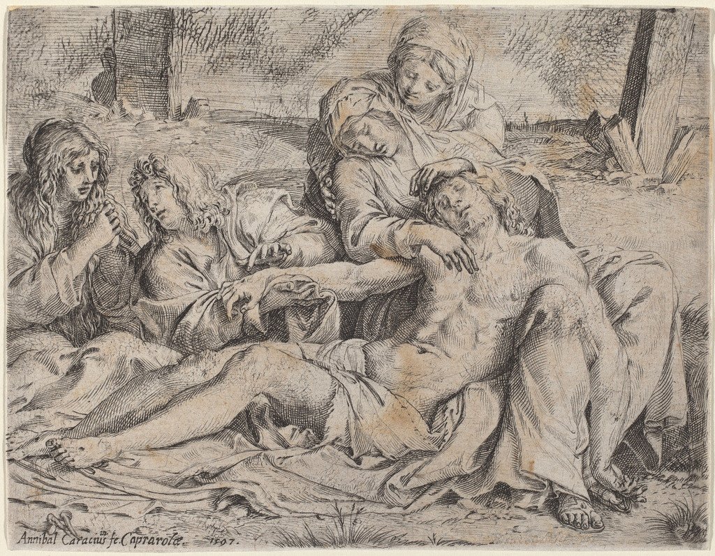 The Caprarola Lamentation av Annibale Carracci