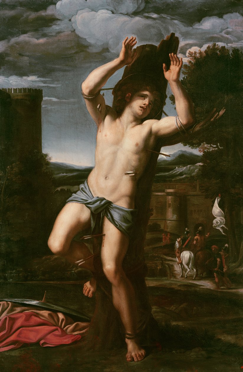 Sankt Sebastians martyrskap av Annibale Carracci