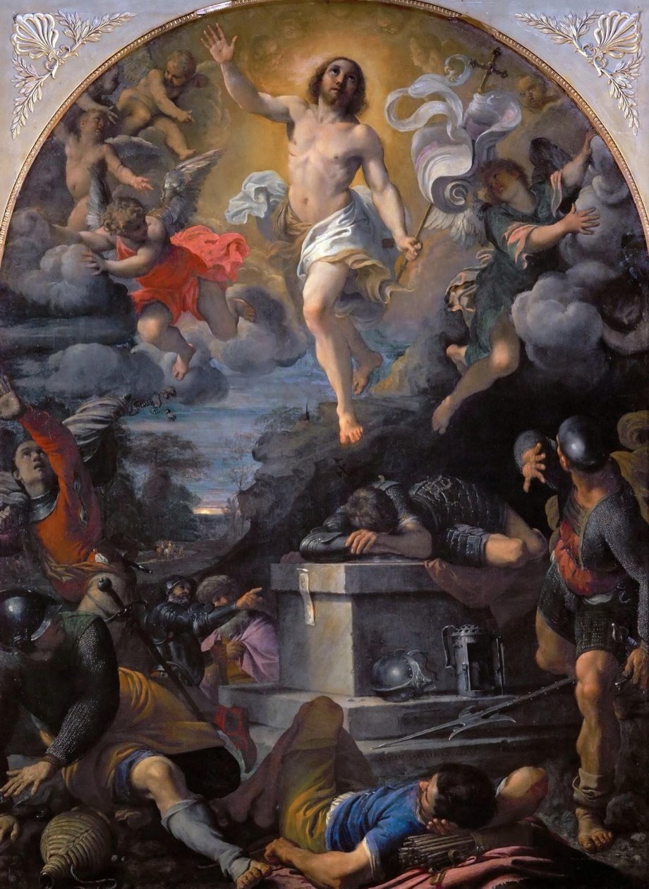 The Resurrection Of Christ av Annibale Carracci