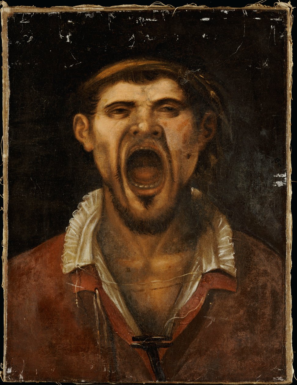 En bonde som ropar av Annibale Carracci