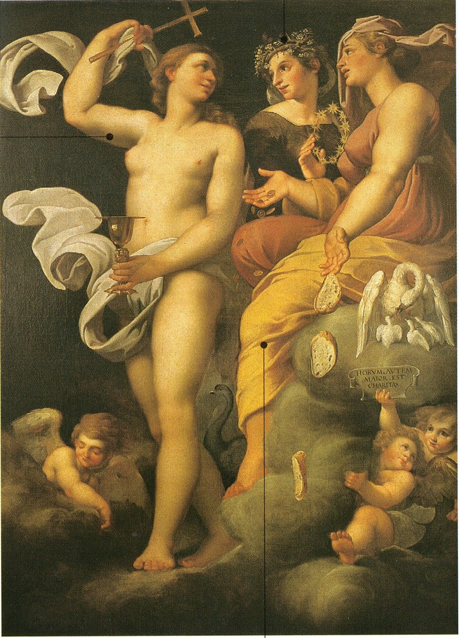 Allegori över teologiska dygder av Annibale Carracci