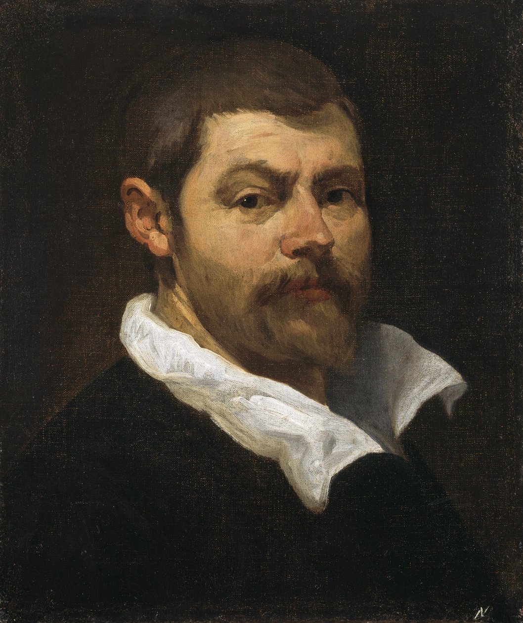 Carracci - Porträtt av en man, 1590-talet, NGI.673 av Annibale Carracci