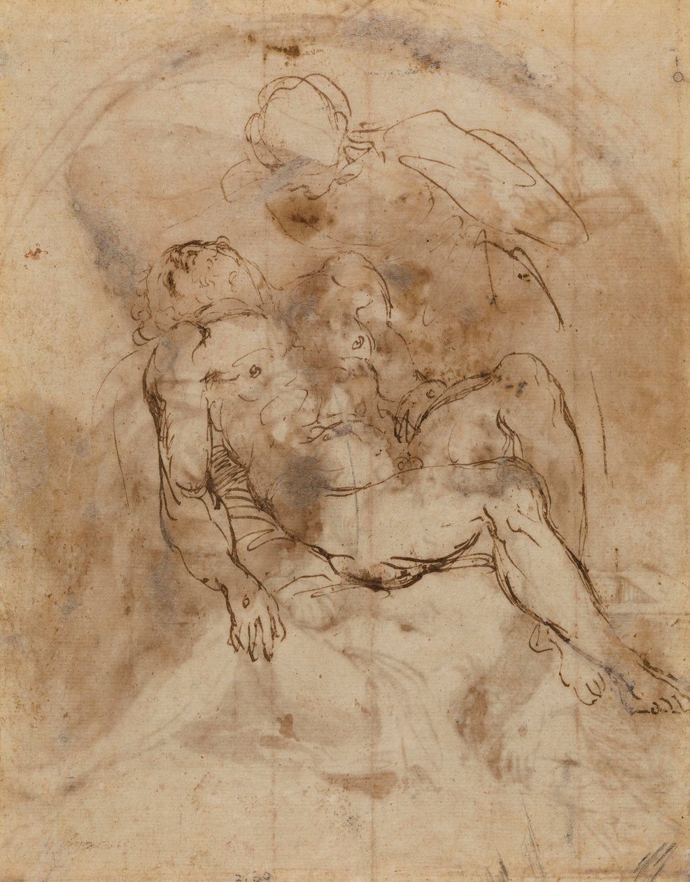 Carracci - v Pietà, RCIN 902169 av Annibale Carracci