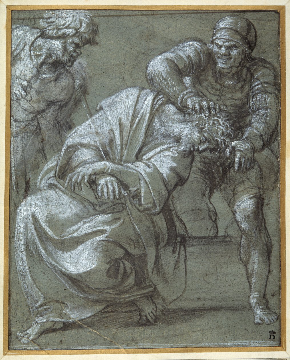 Kristus krönt med törnar av Annibale Carracci