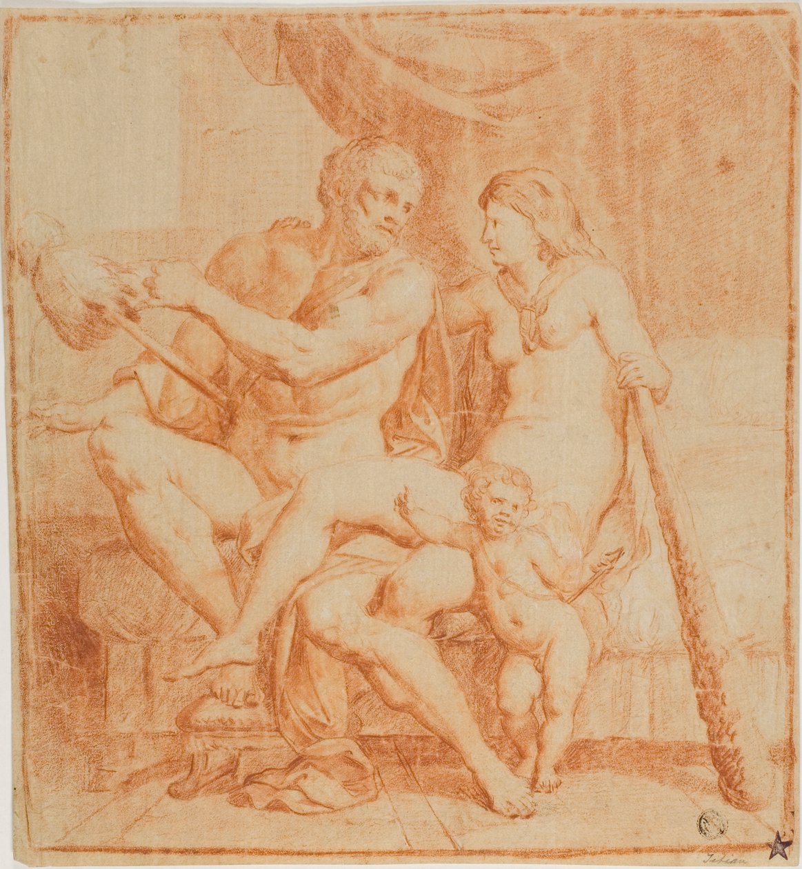 Hercules och Iole av Annibale Carracci