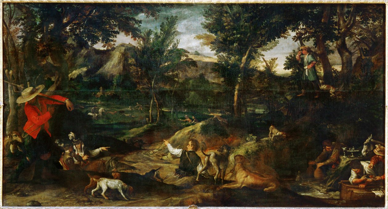 La chasse - jakten ... av Annibale Carracci