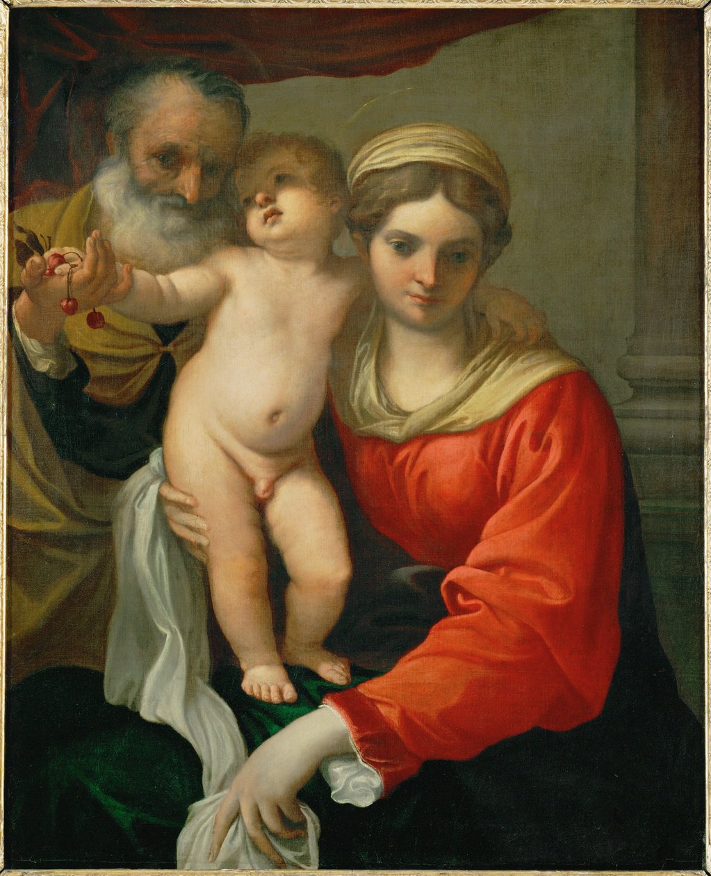 Madonna med körsbär... av Annibale Carracci