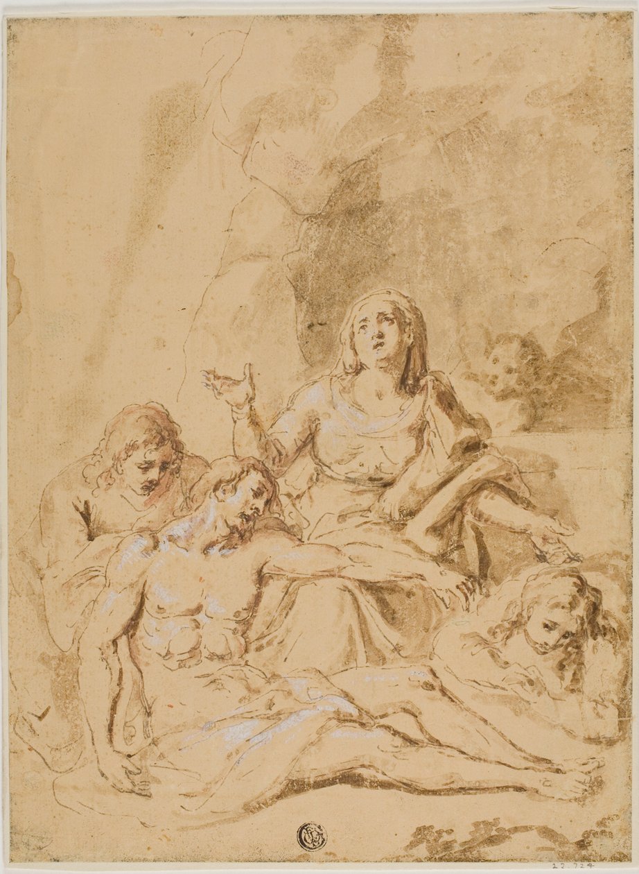Pieta av Annibale Carracci