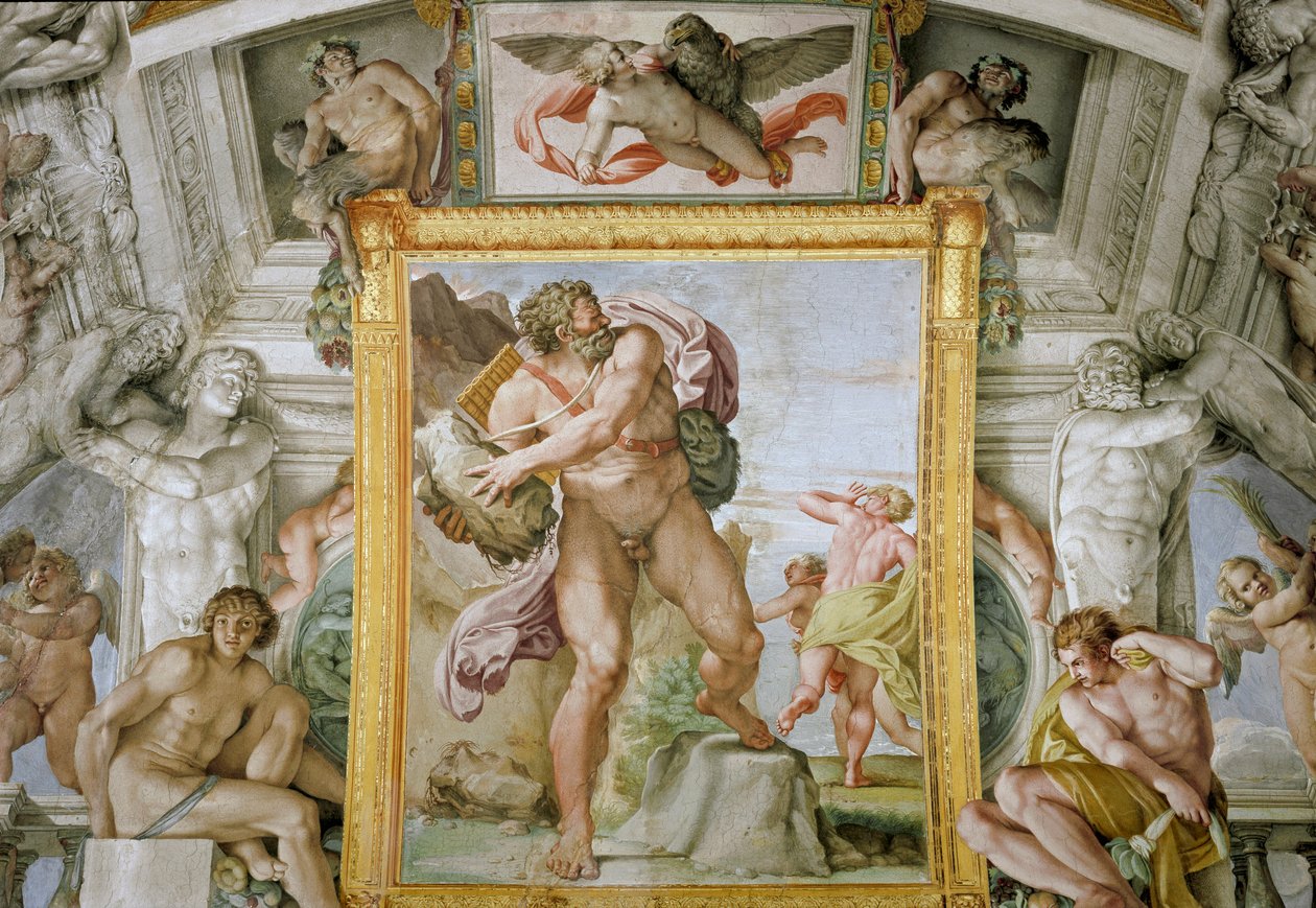 Polyphemus och Acis (Fresco av Annibale Carracci
