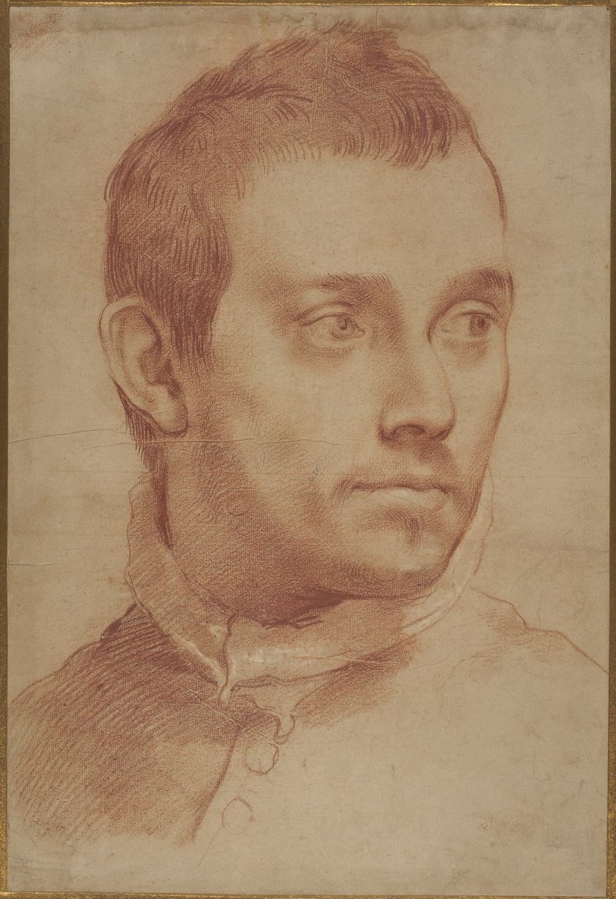 Porträtt av en ung man av Annibale Carracci