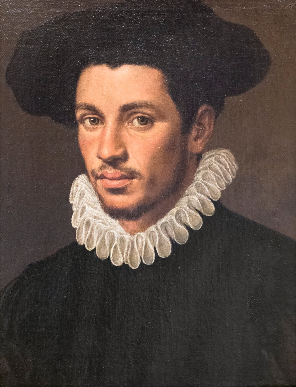 Porträtt av en ung man av Annibale Carracci