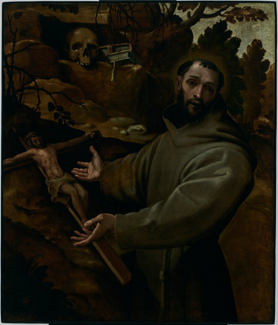 Sankt Franciskus av Assisi av Annibale Carracci