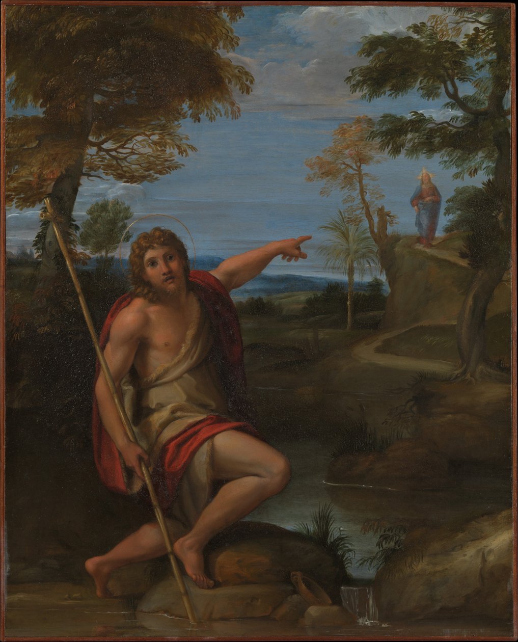 Johannes Döparen vittnar av Annibale Carracci