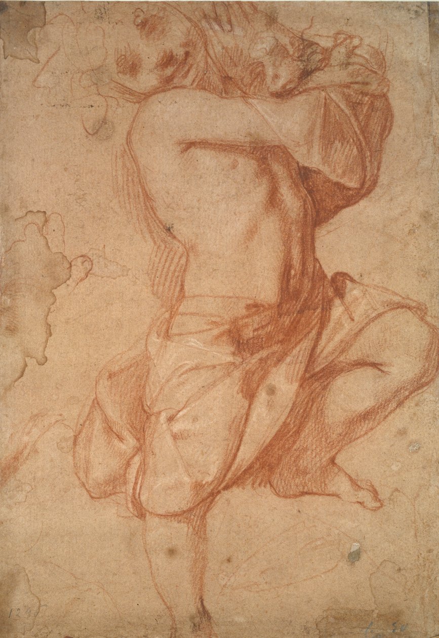 Halvnaken pojke, sent 1500-tal av Annibale Carracci