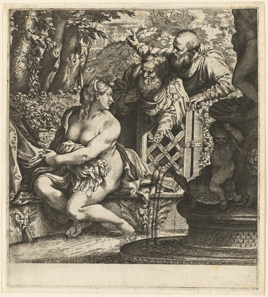 Susanna och de äldre av Annibale Carracci
