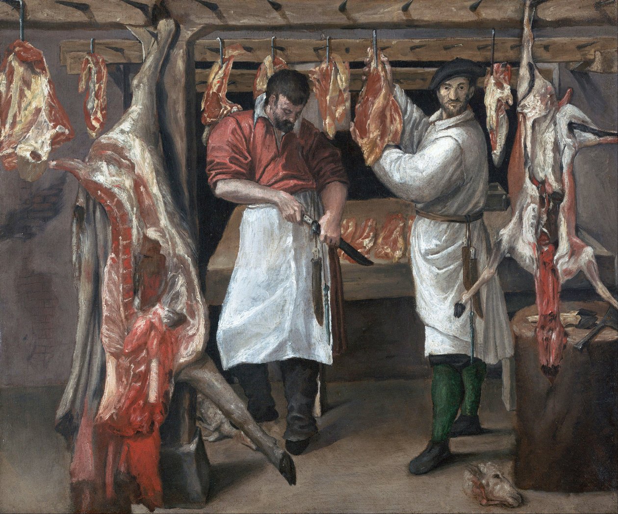 Slaktarens butik av Annibale Carracci