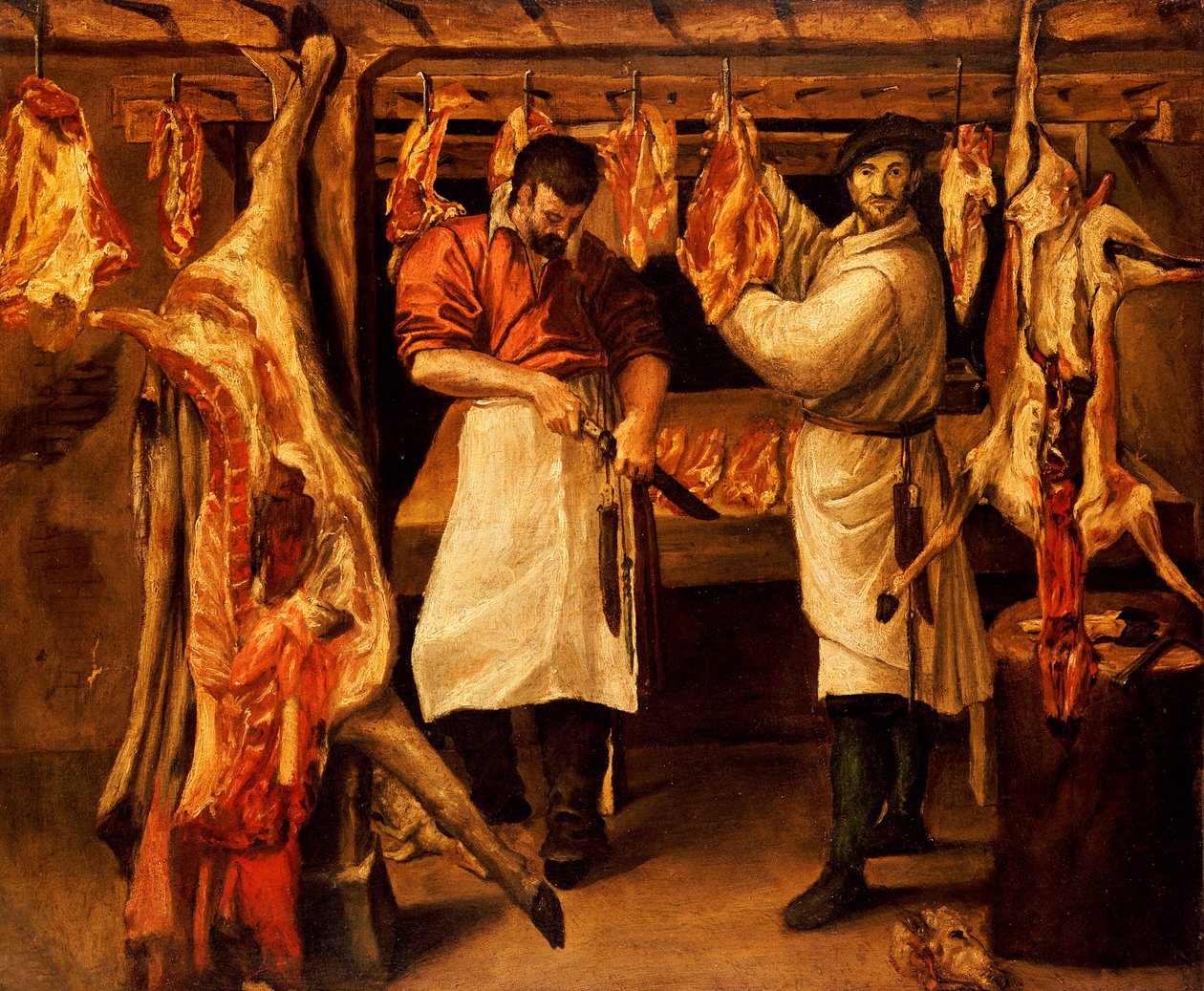 Slaktarens butik av Annibale Carracci
