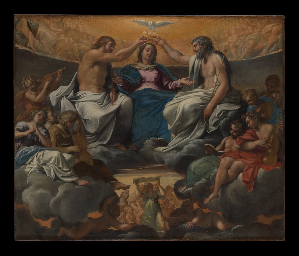 Jungfruns kröning av Annibale Carracci