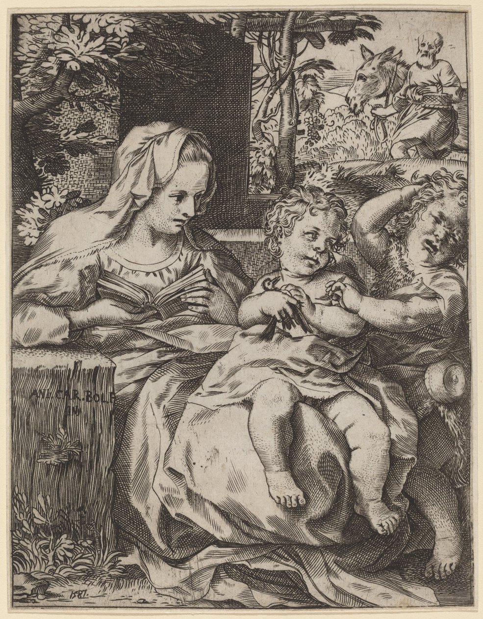 Svalans Madonna av Annibale Carracci