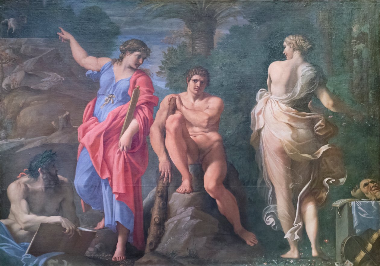 Valet av Hercules av Annibale Carracci