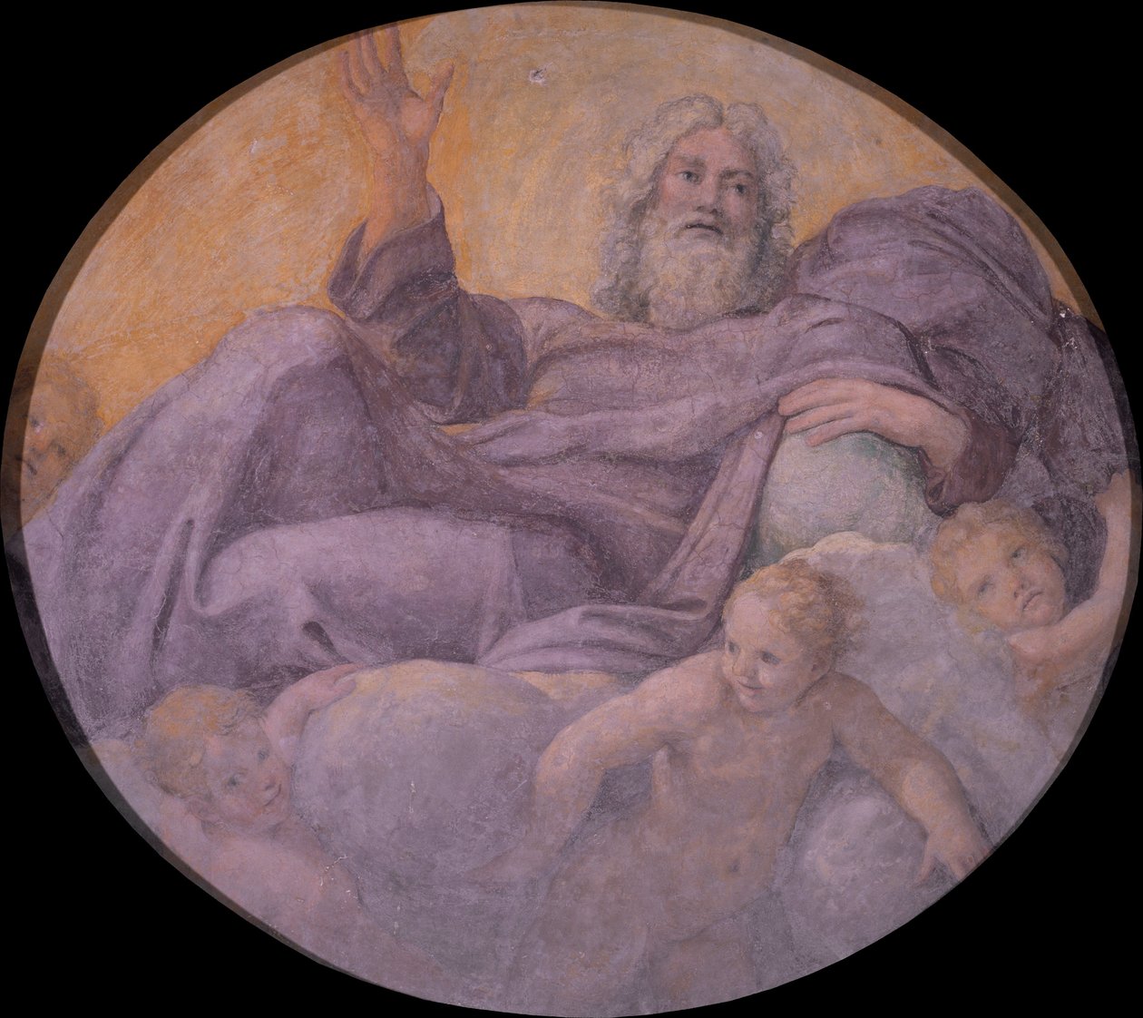 Den evige fadern, 1604-1607 av Annibale Carracci