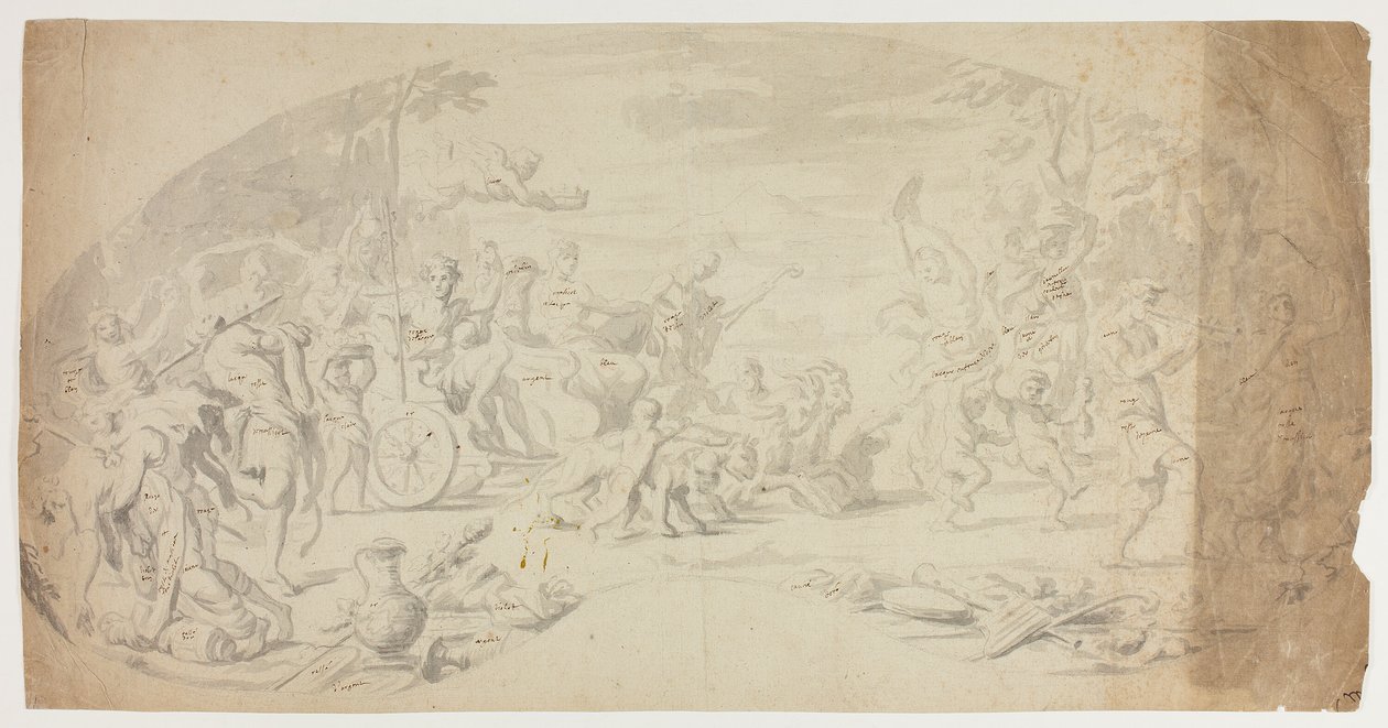 Triumf för Bacchus och Ariadne av Annibale Carracci