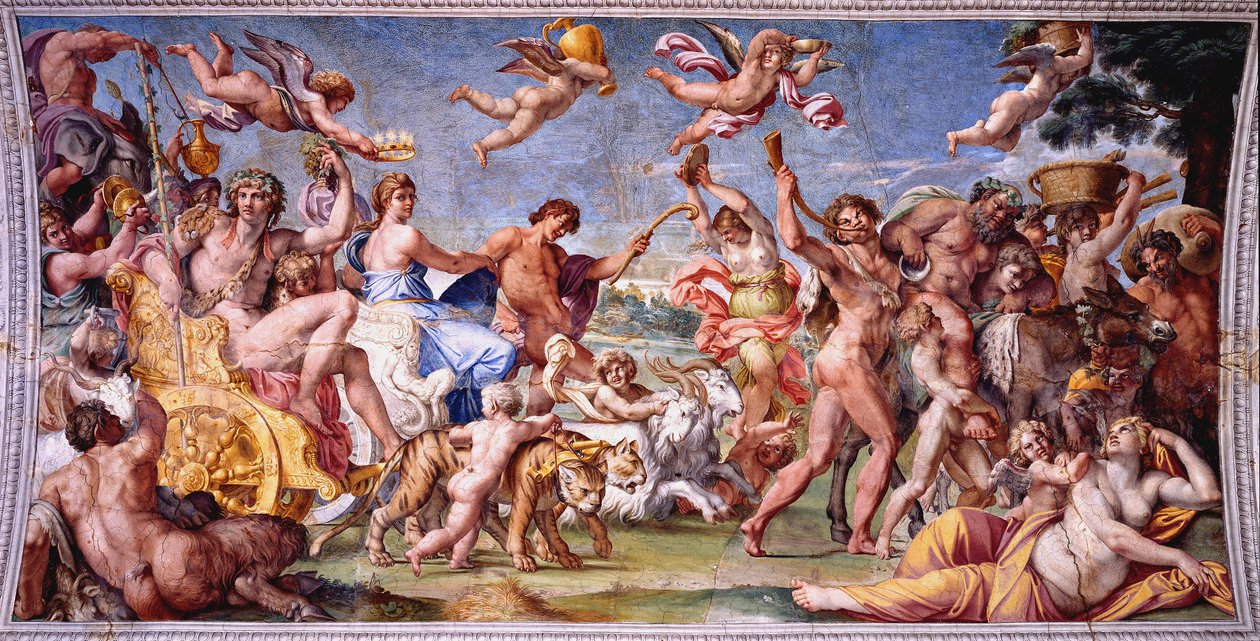 Bacchus och Ariadnes triumf av Annibale Carracci
