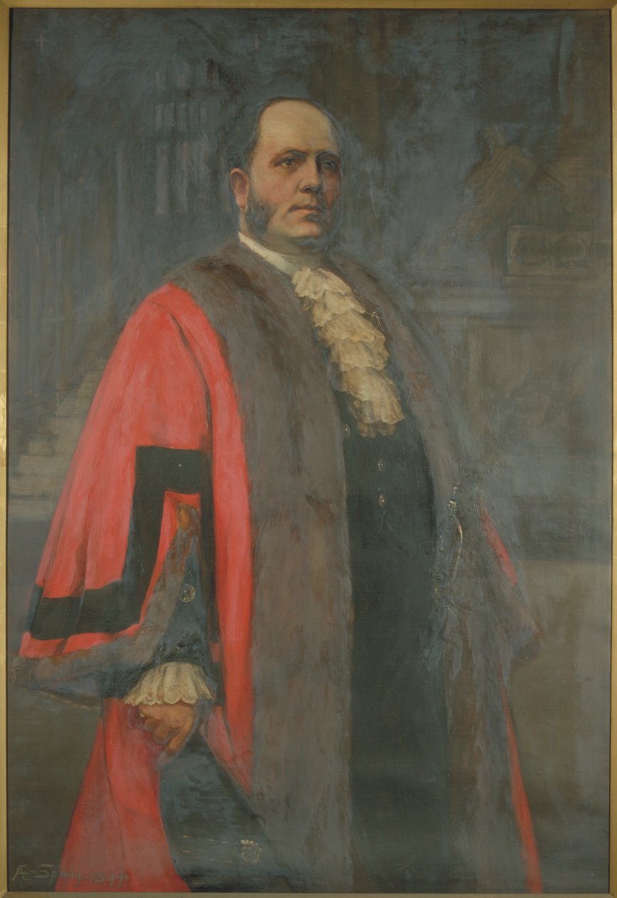 Sir Thomas Vezey Strong, borgmästare 1910. av Annie E Spong