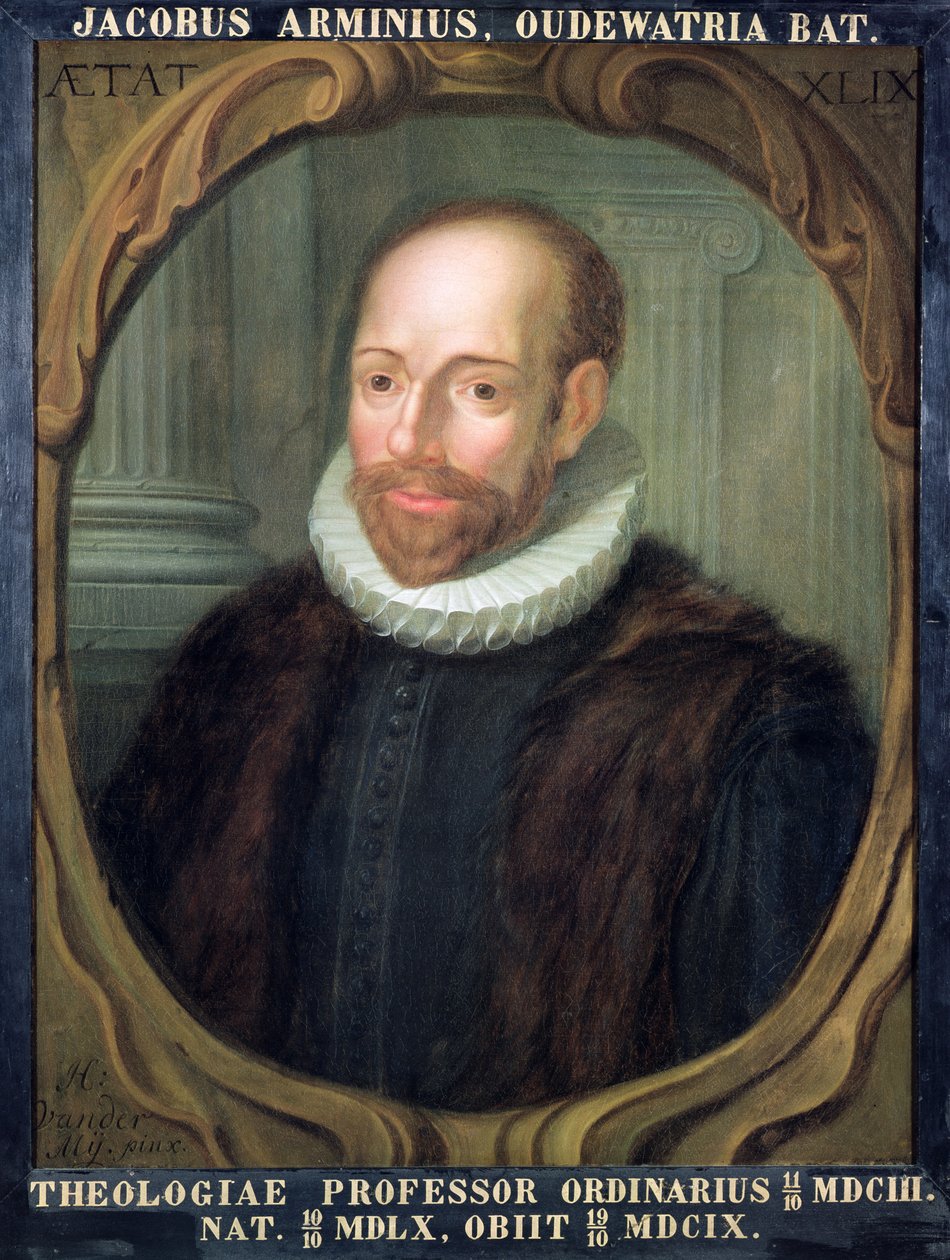 Jacobus Arminius, professor i teologi vid Leidens universitet (1560-1609) av Unbekannt Unbekannt