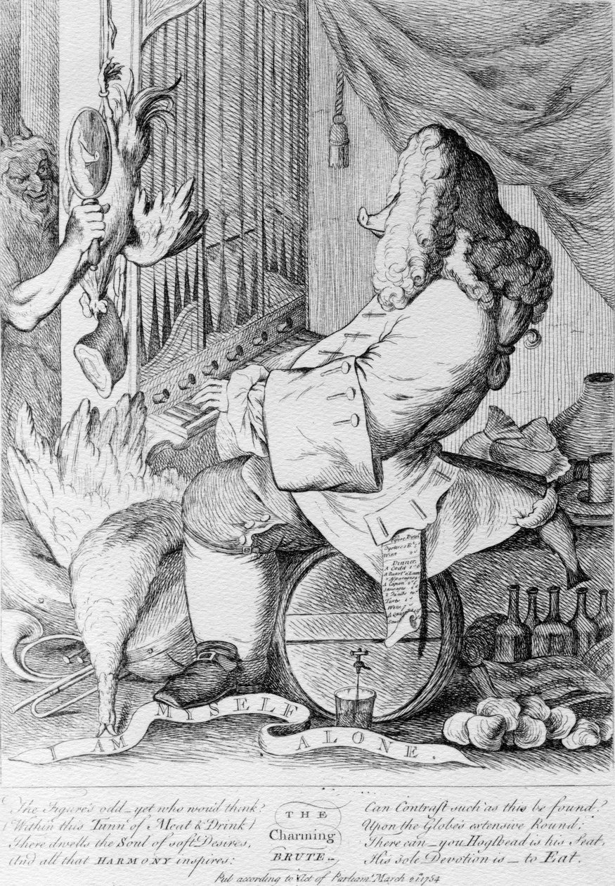 "Den charmiga bruten", 1754 av Unbekannt Unbekannt