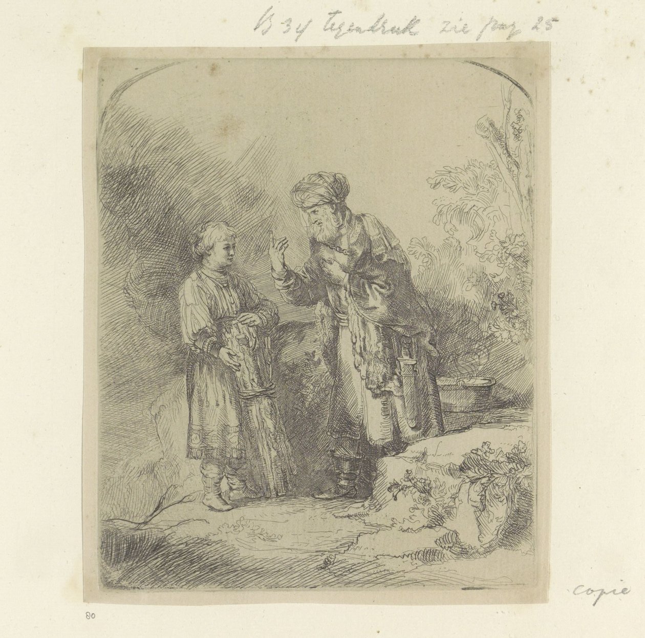 Abraham i Izaak Samling av åttiofem originaltryck (serietitel) av Anonymous