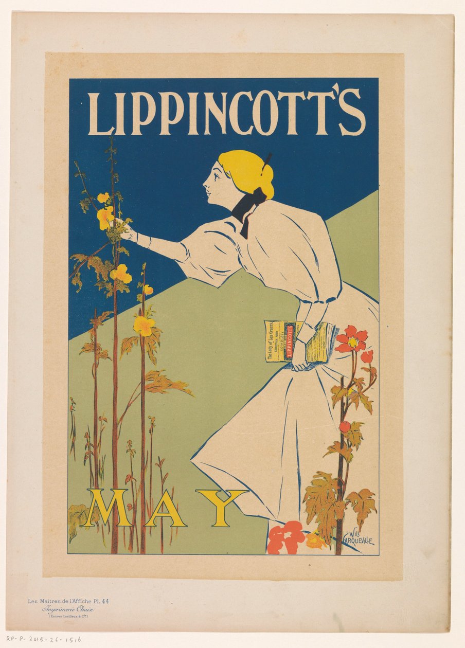 Annons för ett majnummer av Lippincott