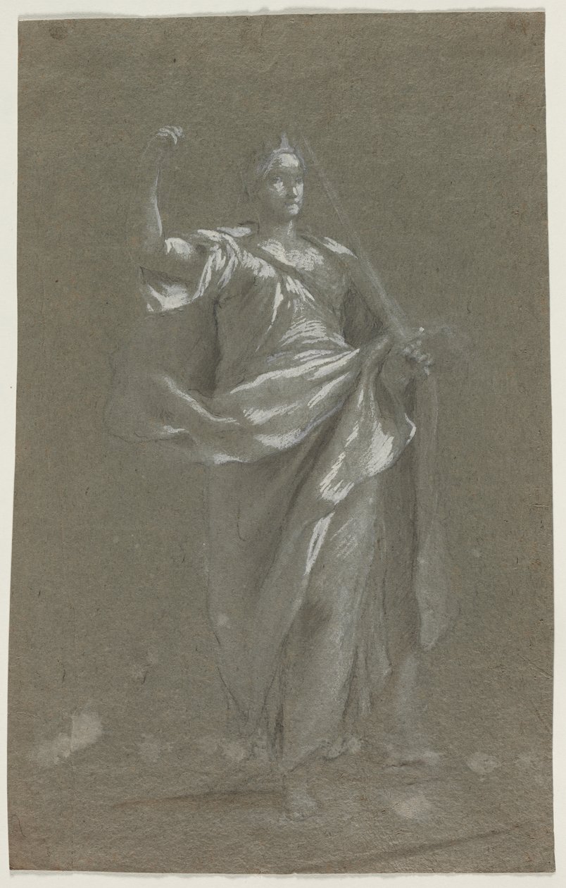 Allegorisk figur (recto och verso) av Anonymous