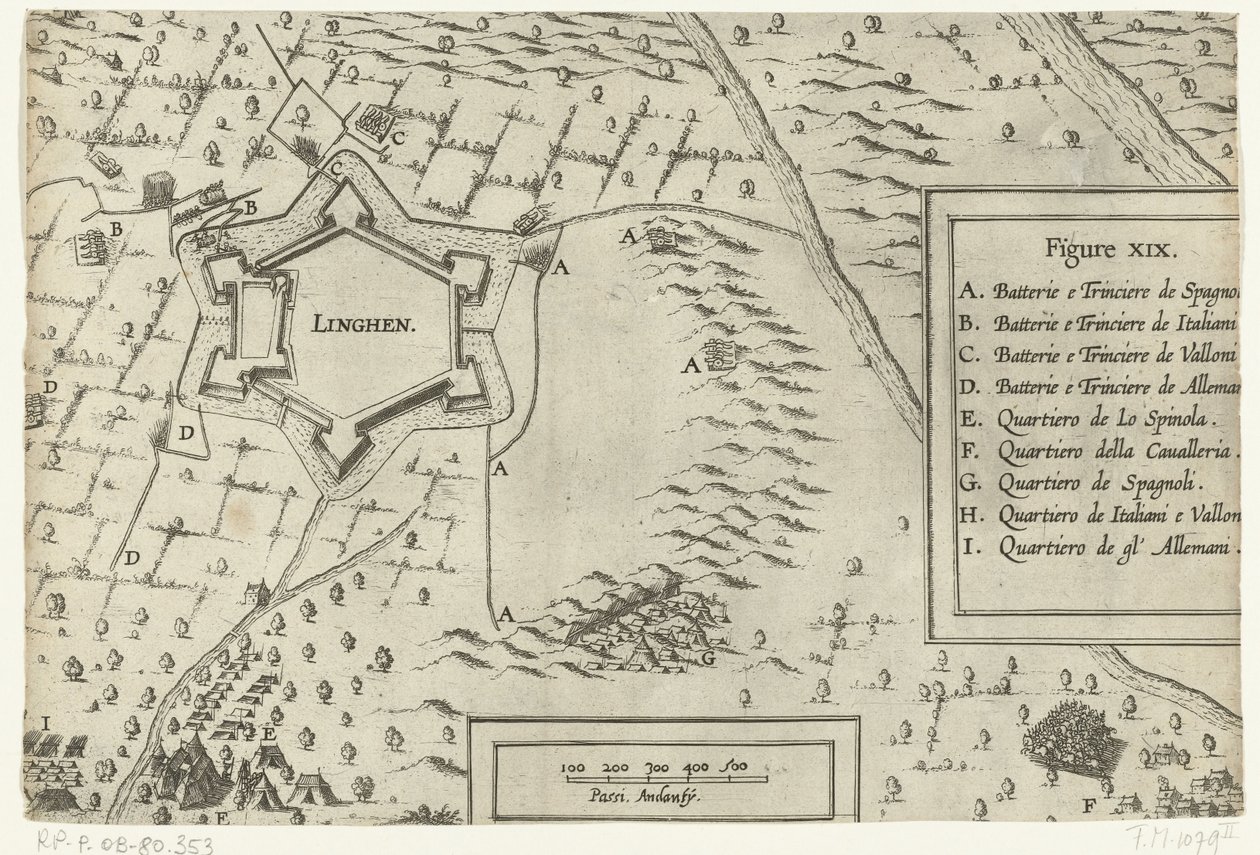 Belägring och erövring av Lingen av Spinola, 1605 av Anonymous