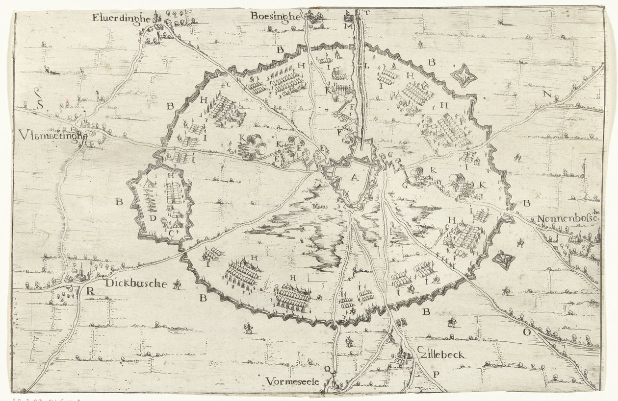 Belägringen av Ypres, 1649 Sann skildring av 