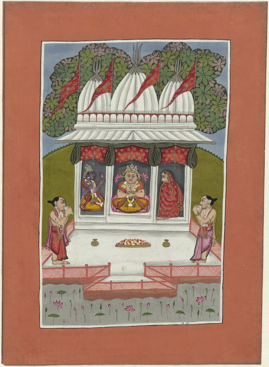 Buddha som en inkarnation (avatara) av Vishnu Avatars of Vishnu (serietitel) av Anonymous