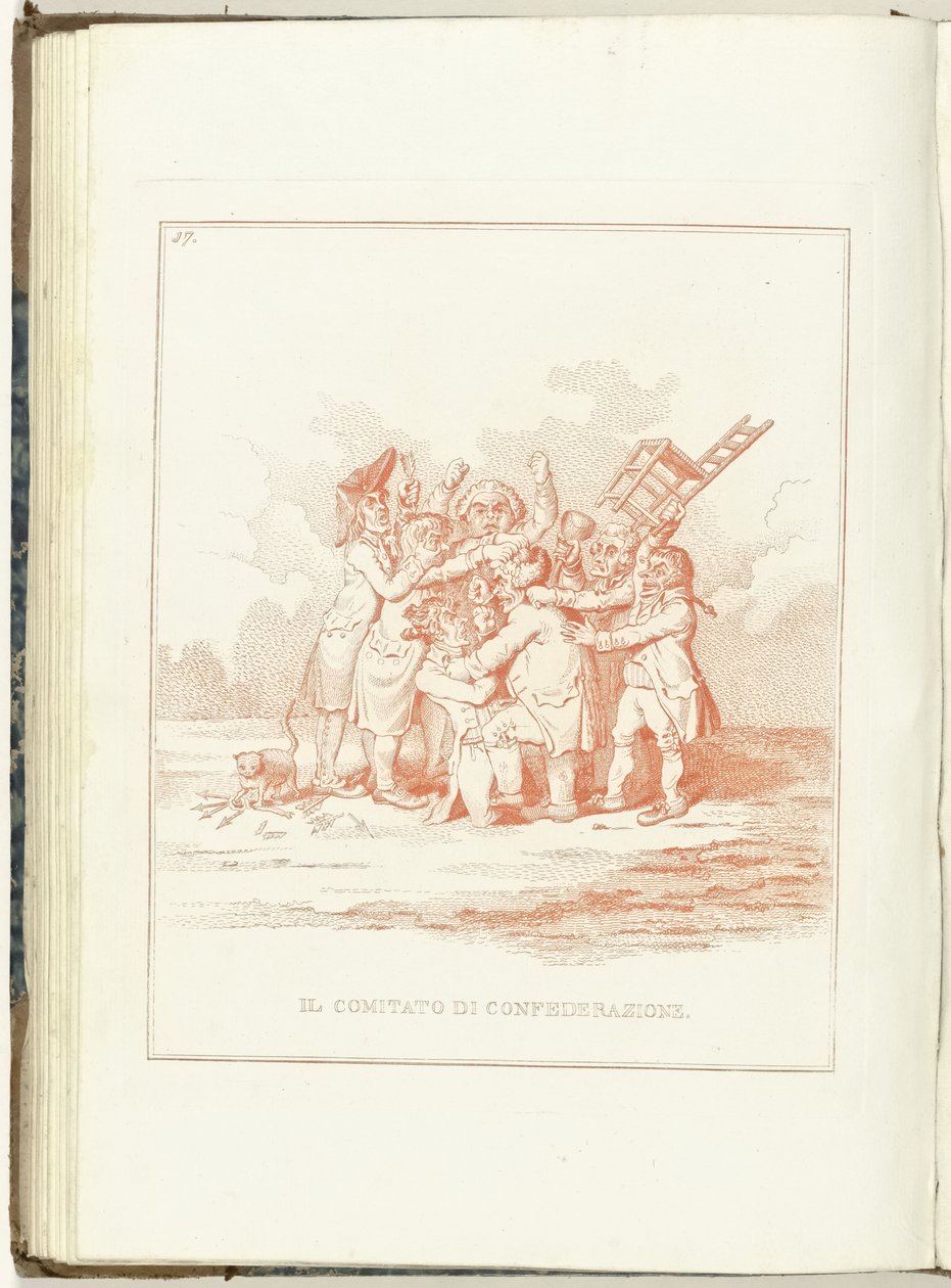 Comité van Bondgenootschap, 1795 Förbundskommittén (titel på objekt) Hollandia Regenerata (Italiensk kopie) (serietitel) The regeneration of Holland: en spegel för alla regenererade folk (serietitel på objekt) av Anonymous