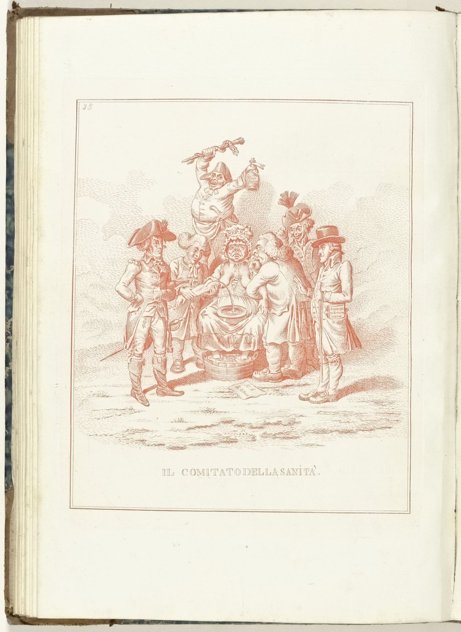 Comité van Gezondheid, 1795 Hälsokommittén (titel på objekt) Hollandia Regenerata (Italiensk kopie) (serietitel) The regeneration of Holland: en spegel för alla regenererade folk (serietitel på objekt) av Anonymous