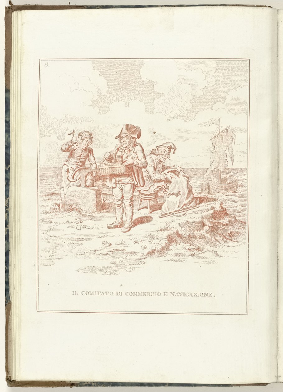 Comité van Koophandel en Zeevaart, 1795 Handels- och navigeringskommittén (titel på objekt) Hollandia Regenerata (Italiensk kopie) (serietitel) The regeneration of Holland: en spegel för alla regenererade folk (serietitel på objekt) av Anonymous