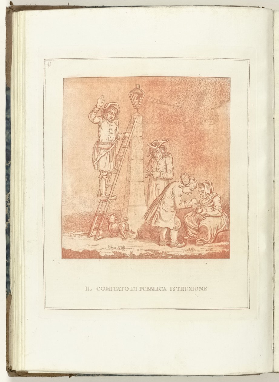 Kommittén för Voorlichting, 1795 The Committee of Public Education (titel på objekt) Hollandia Regenerata (Italiensk kopia) (serietitel) The regeneration of Holland: en spegel för alla återskapade folk (serietitel på objekt) av Anonymous