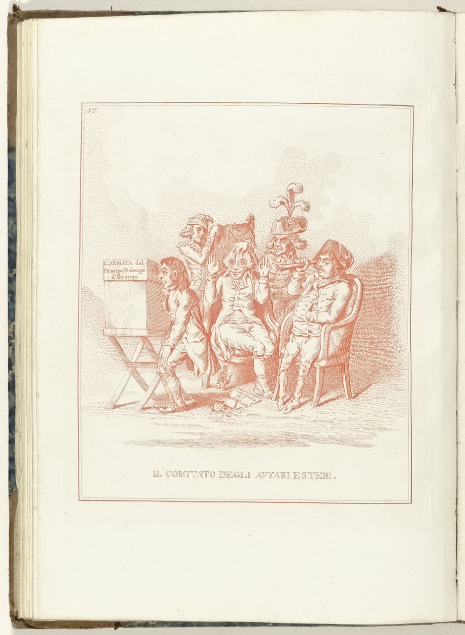 Comité voor Buitenlandse Zaken, 1795 Utrikesutskottet (titel på objekt) Hollandia Regenerata (Italiensk kopie) (serietitel) The regeneration of Holland: en spegel för alla regenererade folk (serietitel på objekt) av Anonymous