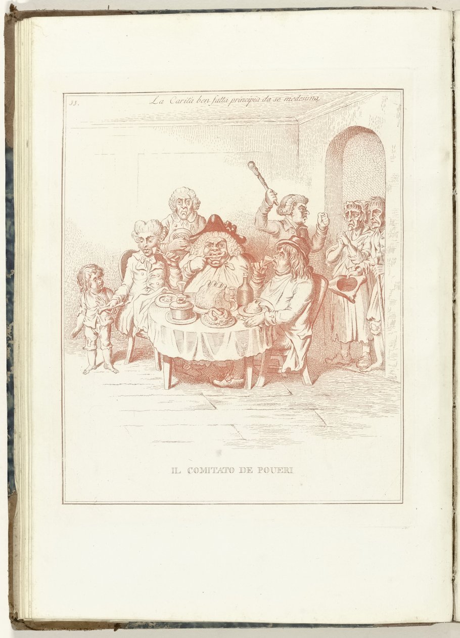 Comité voor Noodlijdenden, 1795 The Committee de Poveri (titel på objekt) Hollandia Regenerata (Italiensk kopie) (serietitel) The regeneration of Holland: en spegel för alla regenererade folk (serietitel på objekt) av Anonymous