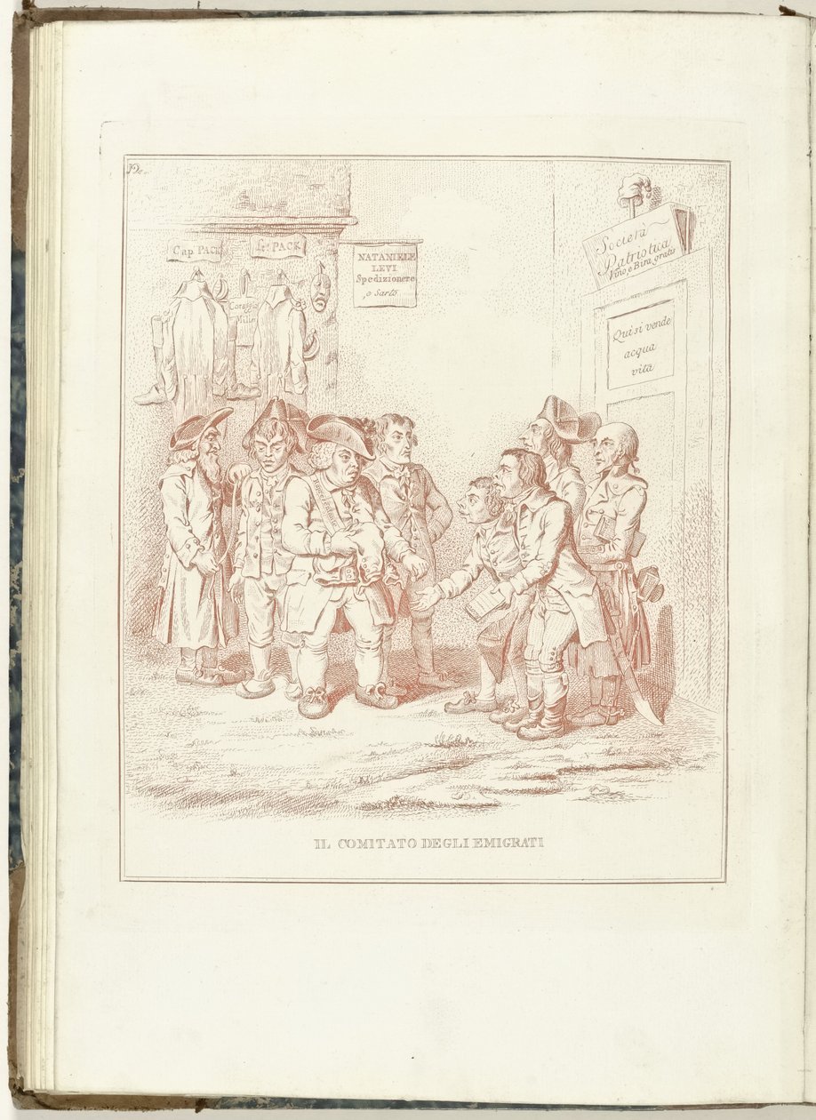 Kommittén för Uitgewekenen, 1795 Emigrantkommittén (titel på objekt) Hollandia Regenerata (Italiaanse kopia) (serietitel) The regeneration of Holland: en spegel för alla återskapade folk (serietitel på objekt) av Anonymous